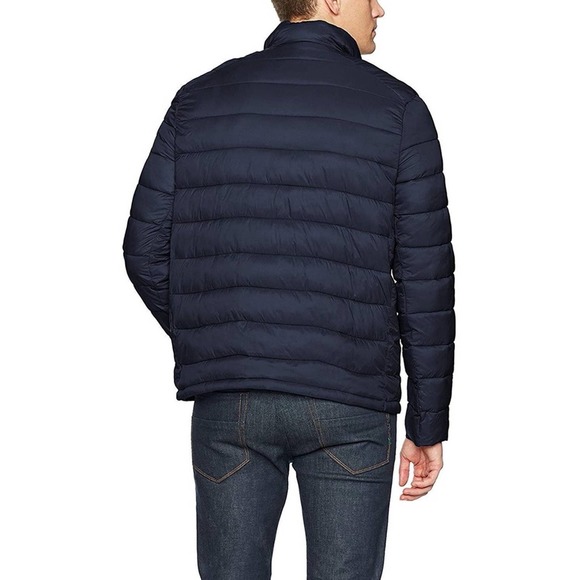 Kenneth Cole New York Navy Blue Zip Up Down Jacket Men’s Medium - Picture 2 of 8